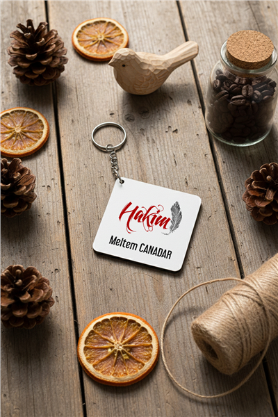 Hakim Kişiye Özel Anahtarlık