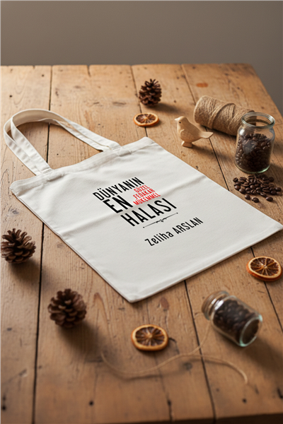 Hala Kişiye Özel Bez Çanta