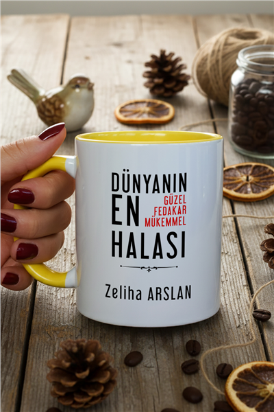 Hala Kişiye Özel Kupa Bardak Standart