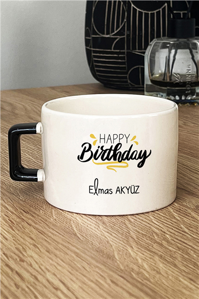 Happy Birthday Kişiye Özel Lüks Fincan