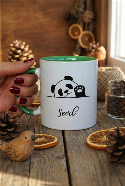 Hello Panda Kişiye Özel Kupa Bardak Standart