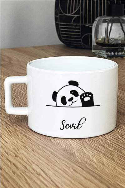 Hello Panda Kişiye Özel Lüks Fincan