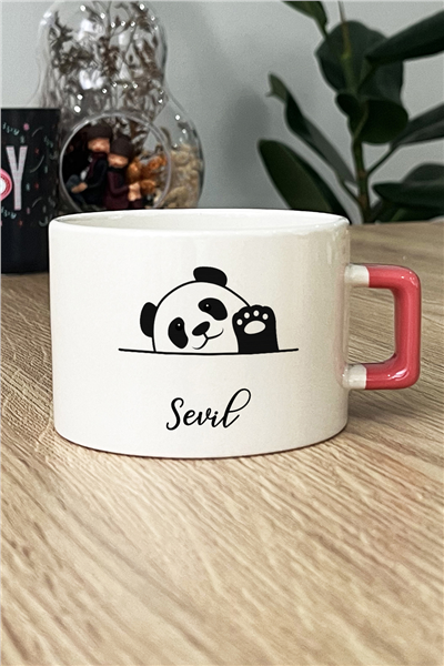 Hello Panda Kişiye Özel Lüks Fincan
