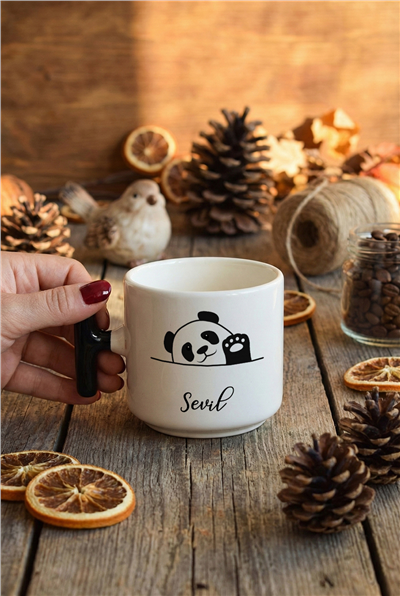 Hello Panda Kişiye Özel T Kupa