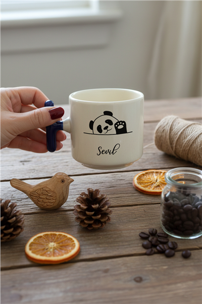 Hello Panda Kişiye Özel T Kupa