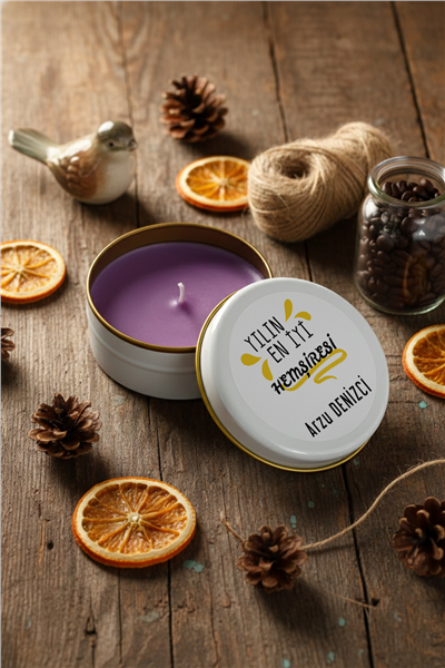 Hemşire Kişiye Özel Mum