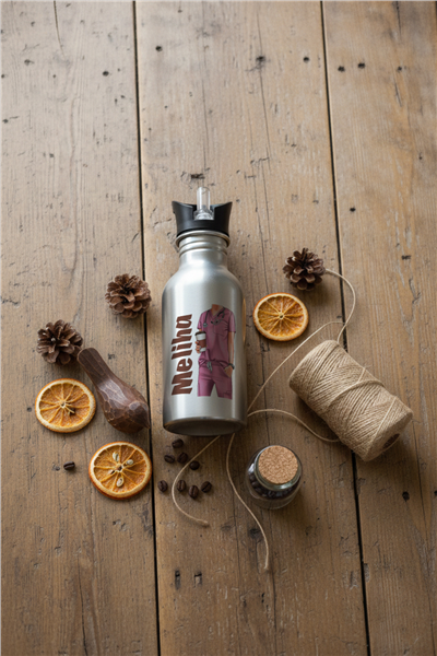 Hemşire Kişiye Özel Pipetli Matara