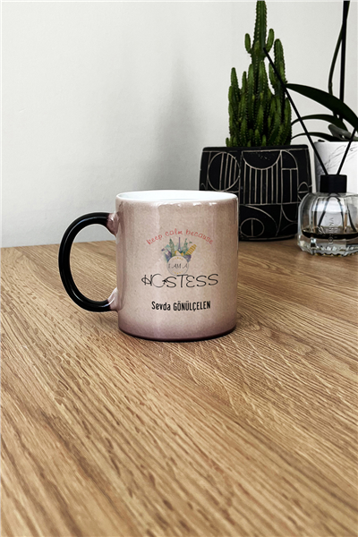 Hostes Kişiye Özel Kupa Bardak Standart