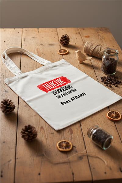 Hukukçulara Hediye Kişiye Özel Bez Çanta