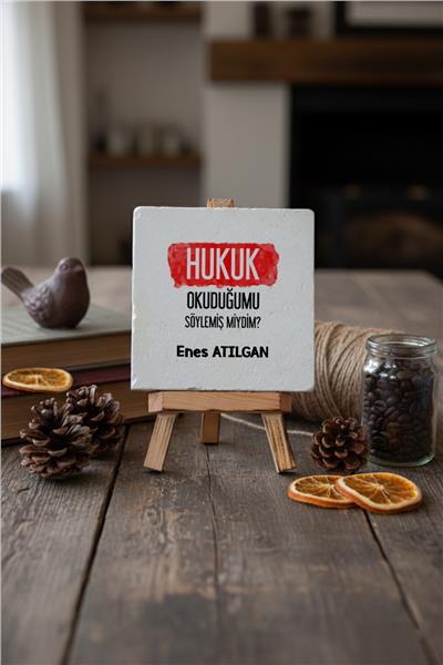 Hukukçulara Hediye Kişiye Özel Dekoratif Taş İsimlik
