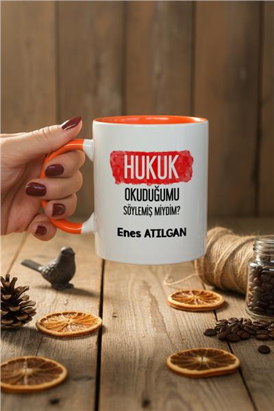 Hukukçulara Hediye Kişiye Özel Kupa Bardak Standart