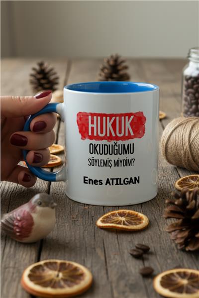 Hukukçulara Hediye Kişiye Özel Kupa Bardak Standart