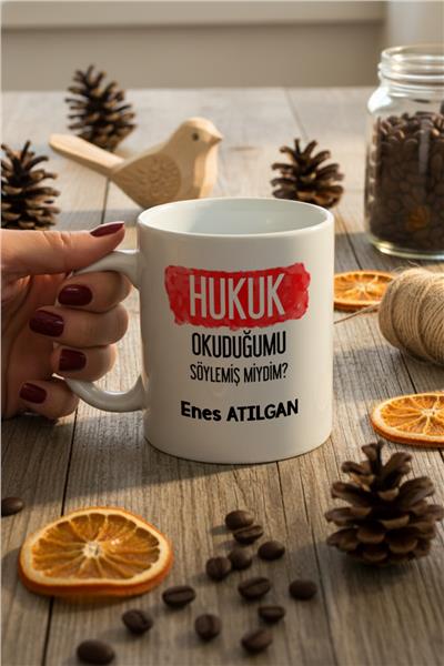 Hukukçulara Hediye Kişiye Özel Kupa Bardak Standart