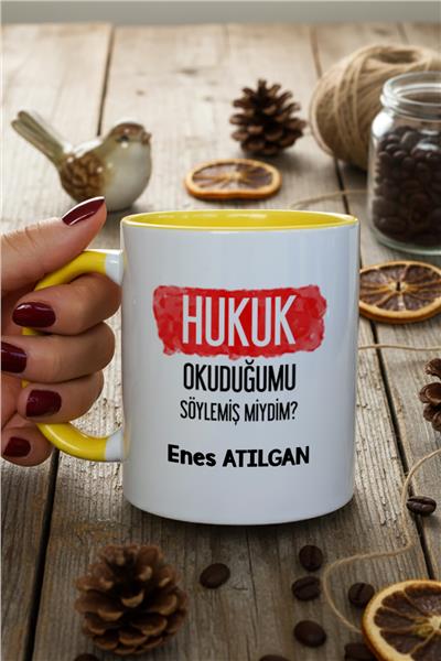 Hukukçulara Hediye Kişiye Özel Kupa Bardak Standart