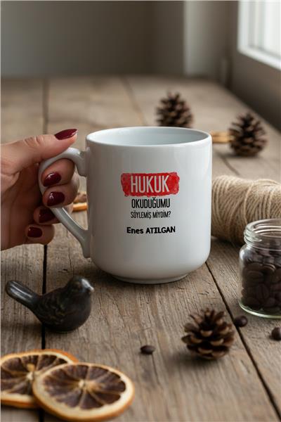 Hukukçulara Hediye Kişiye Özel Kupa Bardak Standart