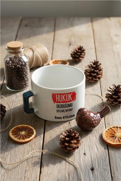 Hukukçulara Hediye Kişiye Özel Lüks Fincan