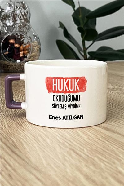 Hukukçulara Hediye Kişiye Özel Lüks Fincan