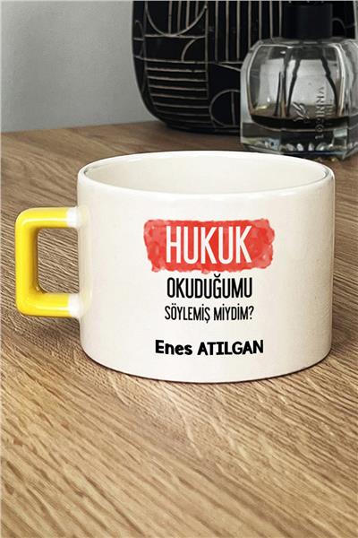 Hukukçulara Hediye Kişiye Özel Lüks Fincan
