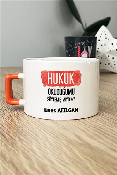 Hukukçulara Hediye Kişiye Özel Lüks Fincan