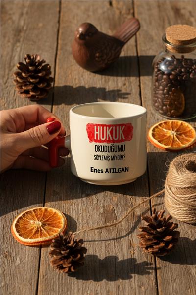 Hukukçulara Hediye Kişiye Özel T Kupa