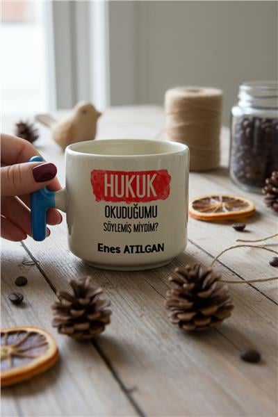 Hukukçulara Hediye Kişiye Özel T Kupa