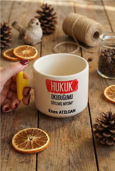 Hukukçulara Hediye Kişiye Özel T Kupa