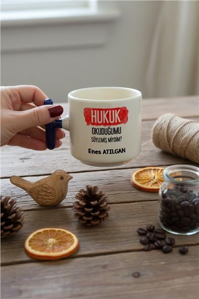 Hukukçulara Hediye Kişiye Özel T Kupa