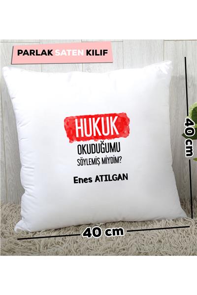 Hukukçulara Hediye Kişiye Özel Yastık