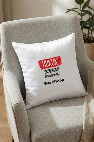 Hukukçulara Hediye Kişiye Özel Yastık