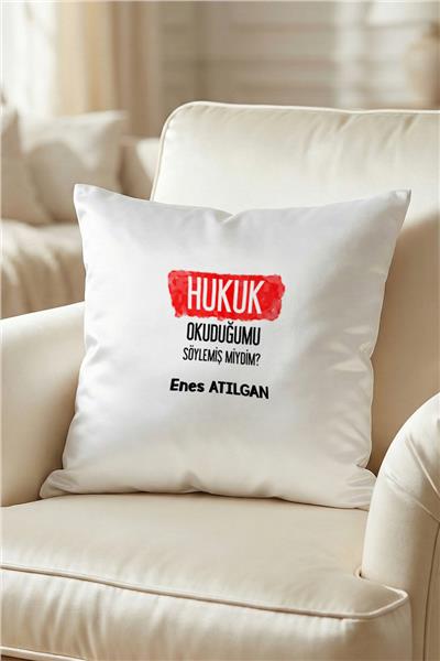 Hukukçulara Hediye Kişiye Özel Yastık