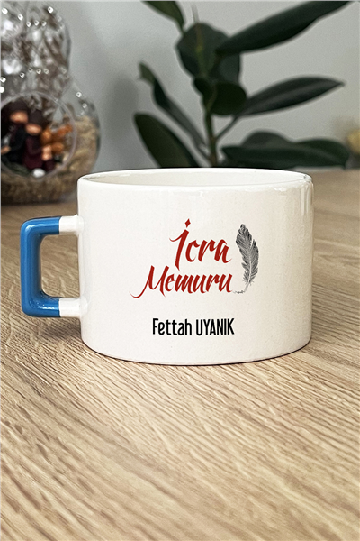 İcra Memuru Kişiye Özel Lüks Fincan