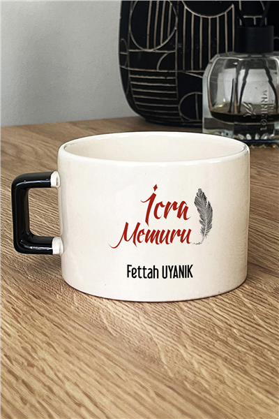 İcra Memuru Kişiye Özel Lüks Fincan