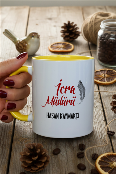 İcra Müdürü Kişiye Özel Kupa Bardak Standart