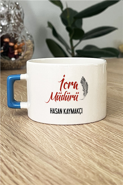 İcra Müdürü Kişiye Özel Lüks Fincan