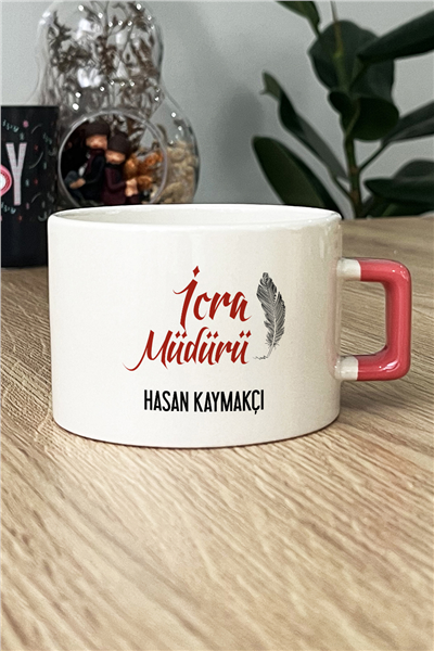 İcra Müdürü Kişiye Özel Lüks Fincan