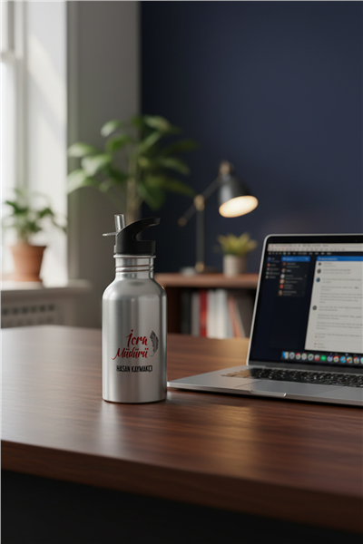 İcra Müdürü Kişiye Özel Pipetli Matara