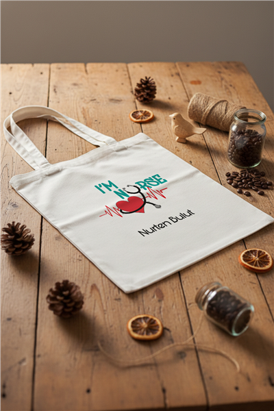 Im Nurse Kişiye Özel Bez Çanta