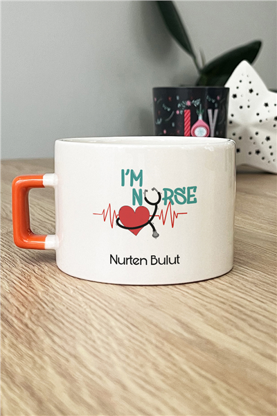 Im Nurse Kişiye Özel Lüks Fincan