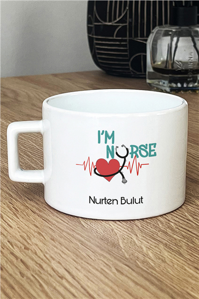 Im Nurse Kişiye Özel Lüks Fincan