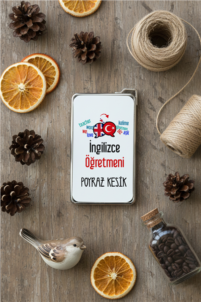 İngilizce Öğretmeni Kişiye Özel Çakmak