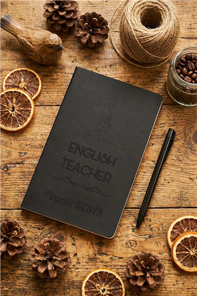 İngilizce Öğretmeni Kişiye Özel Defter ve Kalem
