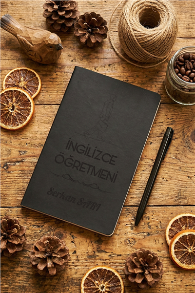 İngilizce Öğretmeni Kişiye Özel Defter ve Kalem