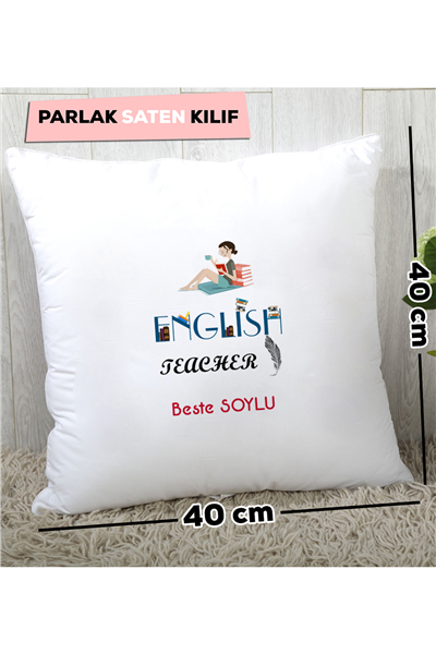 İngilizce Öğretmeni Kişiye Özel Yastık