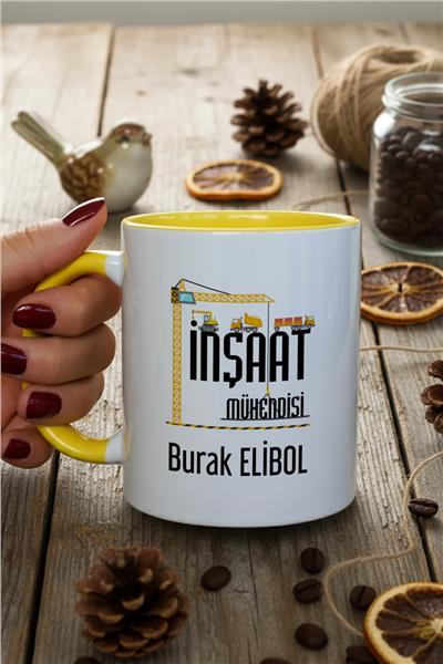 İnşaat Mühendisi Kişiye Özel Kupa Bardak Standart