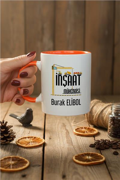 İnşaat Mühendisi Kişiye Özel Kupa Bardak Standart