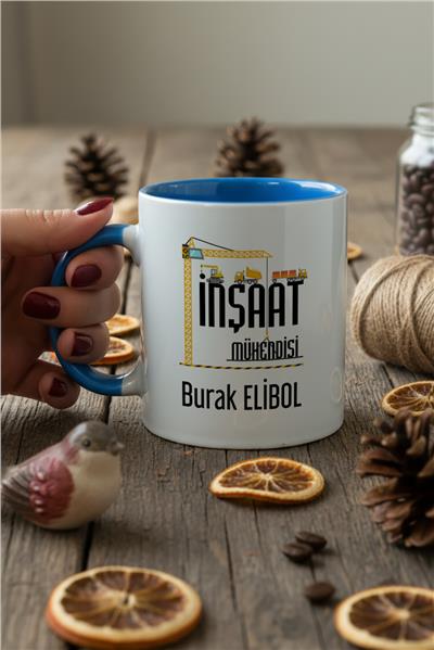 İnşaat Mühendisi Kişiye Özel Kupa Bardak Standart