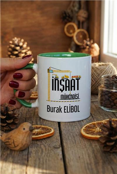 İnşaat Mühendisi Kişiye Özel Kupa Bardak Standart