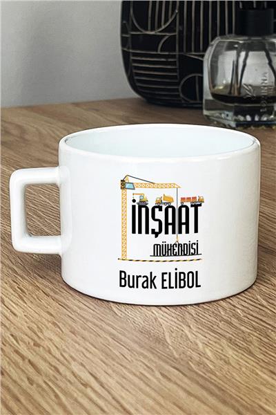İnşaat Mühendisi Kişiye Özel Lüks Fincan