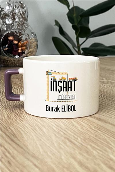 İnşaat Mühendisi Kişiye Özel Lüks Fincan