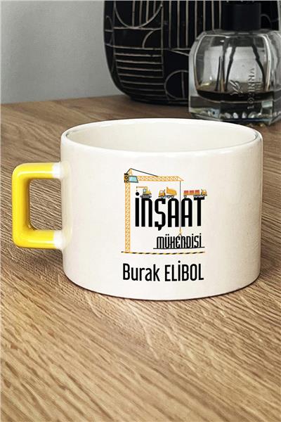 İnşaat Mühendisi Kişiye Özel Lüks Fincan